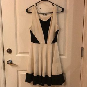 Off White and black dress